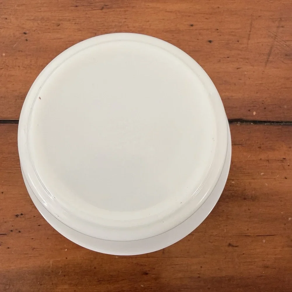 Vintage Pyrex #75 Butterfly Gold Butter Tub Keeper MCM Milk Glass Retro 1970s‎